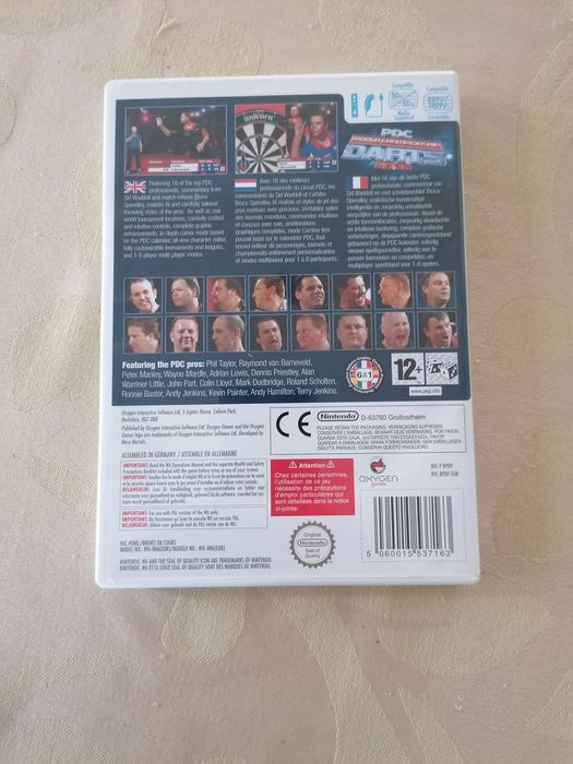 Dvd wii PDC Darts 2008