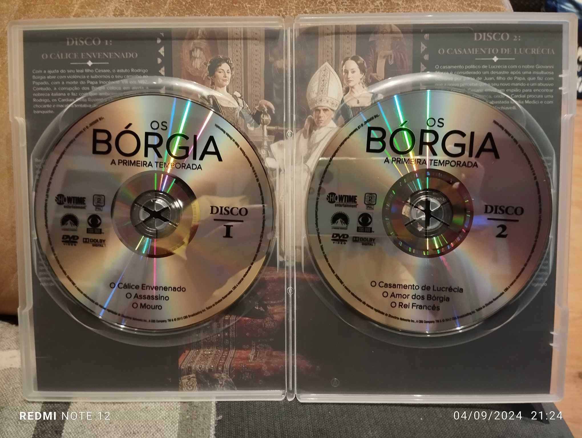 DVD - Os Bórgia - A primeira família criminosa - 1ª temporada