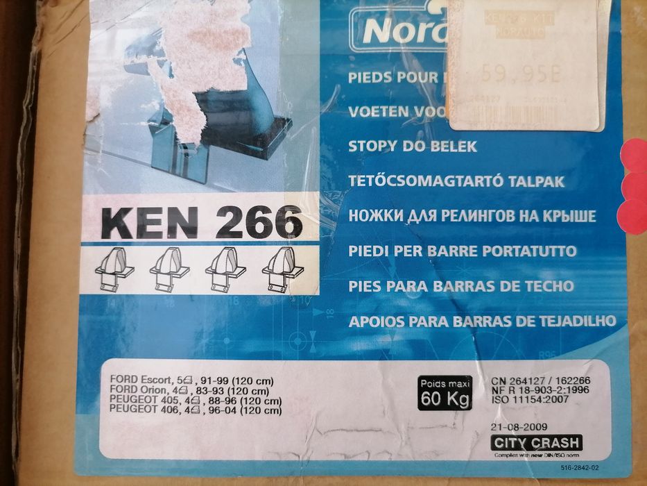 Apoio para Barras Norauto - 5€