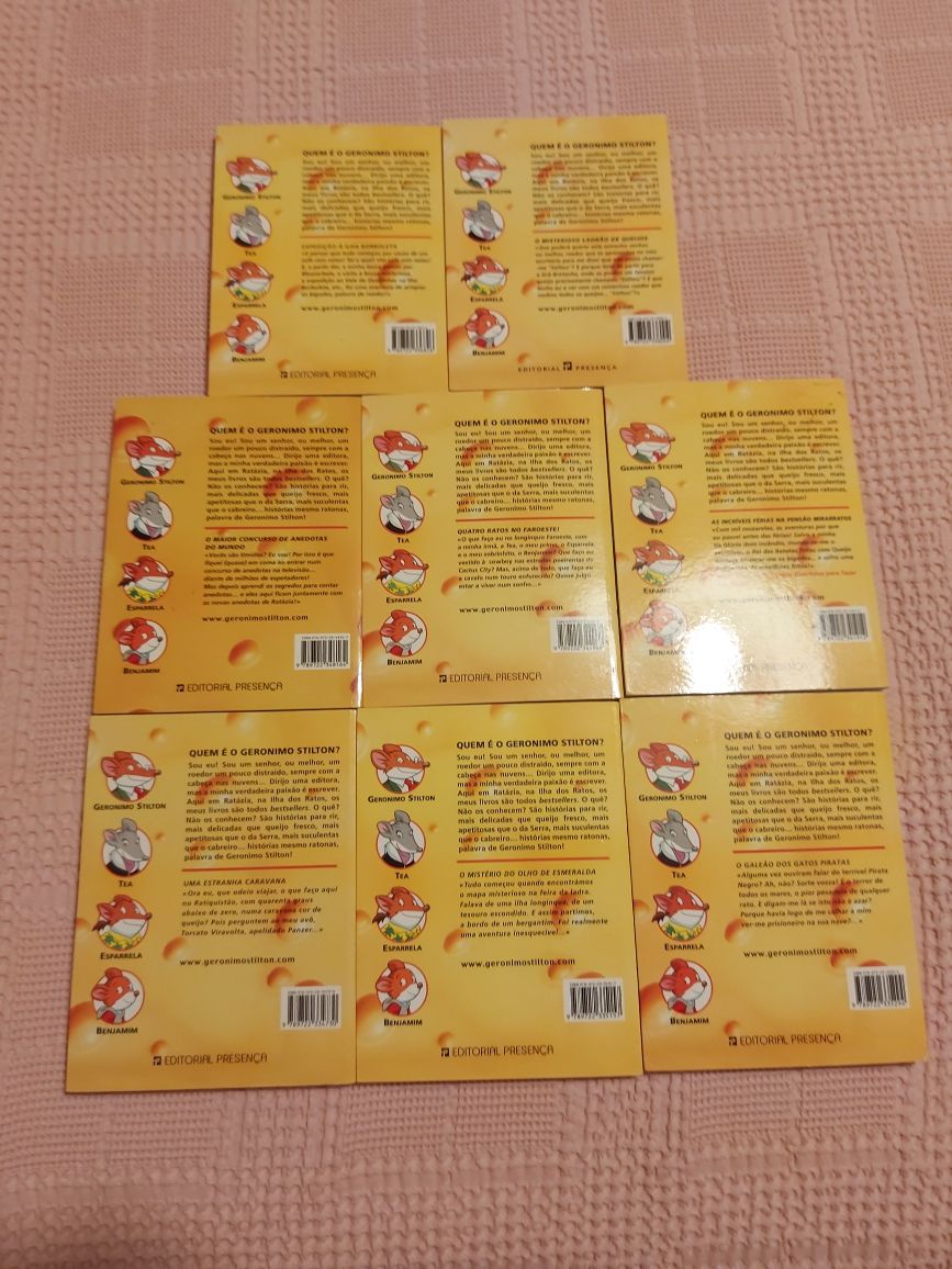 Colecção livros Geronimo Stilton.