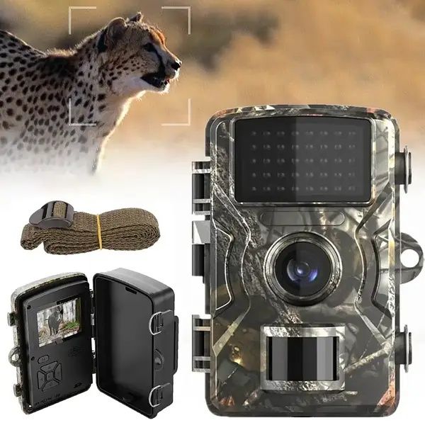 Охотничья видеокамера DL-001, для слежения животных, фотоловка