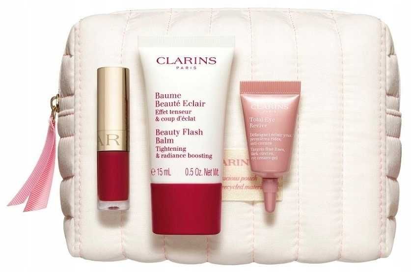 Zestaw kosmetyków Clarins z kosmetyczką