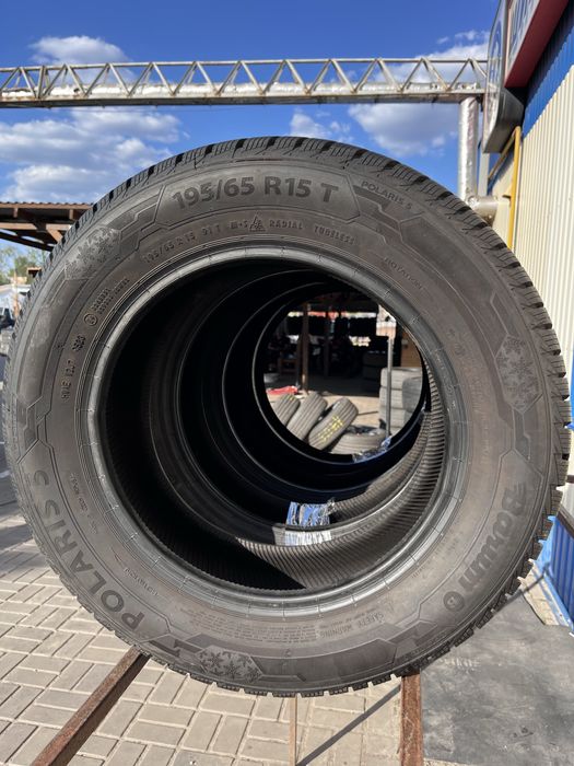 195/65R15 Barum Polaris 5 зимня 2023рік 8.5-9мм як нові.