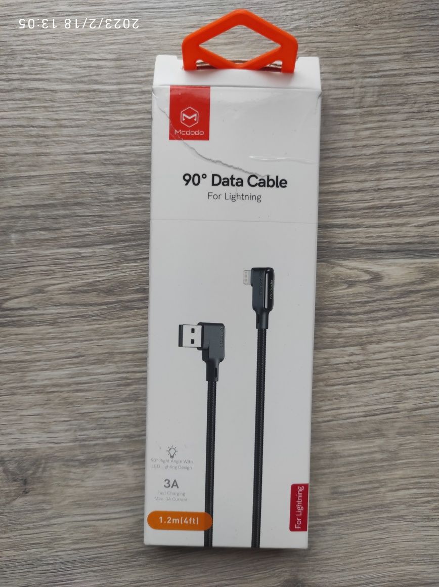 Kabel usb a lightning 1.2m nowy