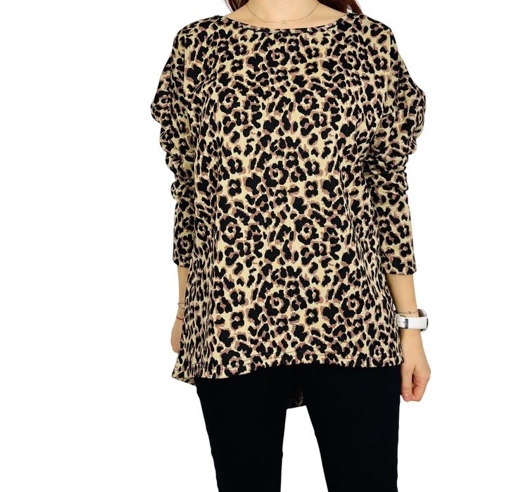 Bluzka w panterkowy wzór XL 42 Norah