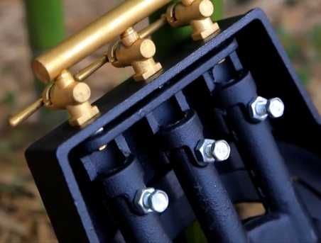 Чугунная газовая плита  SARRA на 3 контура горения - ОРИГИНАЛ