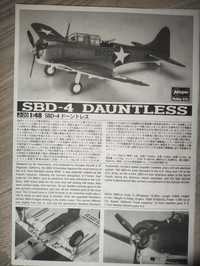 Model do sklejania 1:48 SBD-4 Dauntless