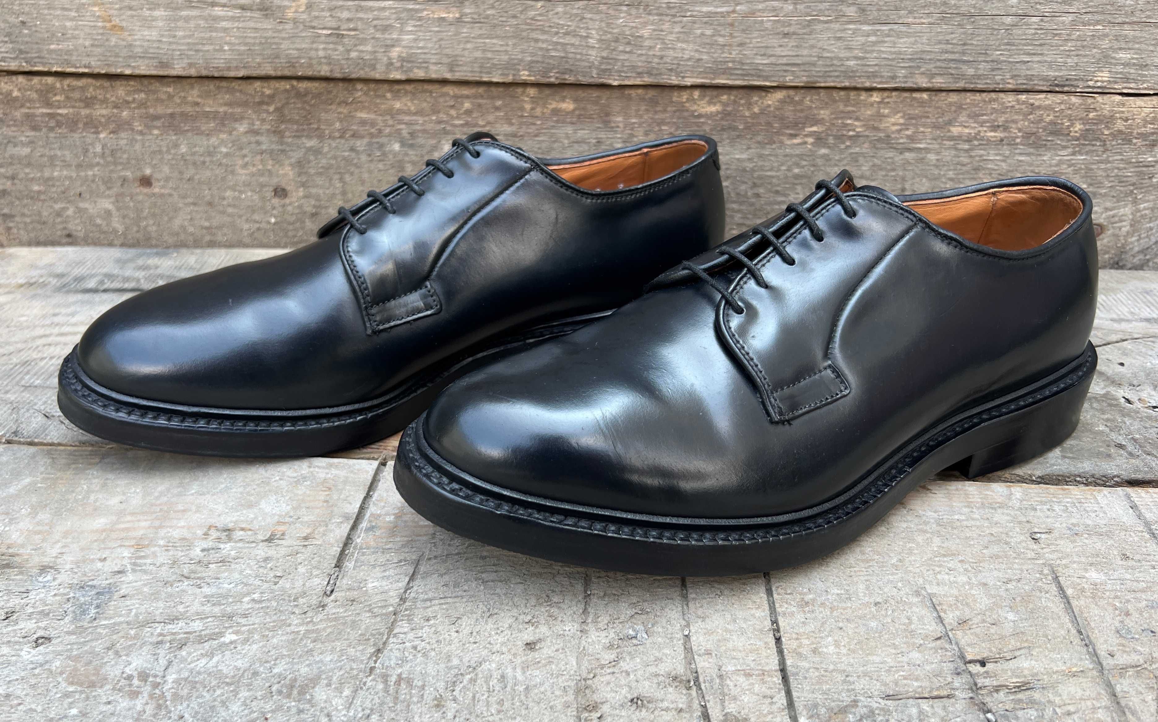 Allen Edmonds 41 Shell Cordovan кордован чоловічі туфлі чорні Alden