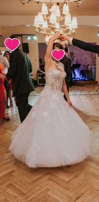 Suknia ślubna Agora 18-25 z kryształami Swarovskiego