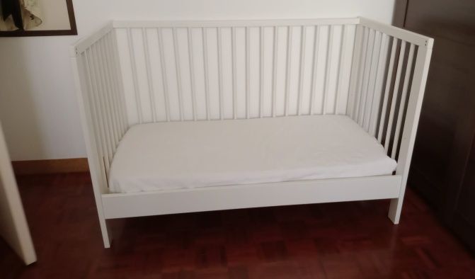 Berço/Cama de grades Gulliver IKEA + Colchão