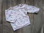 Pudrowa bluza w kwiaty H&M 80