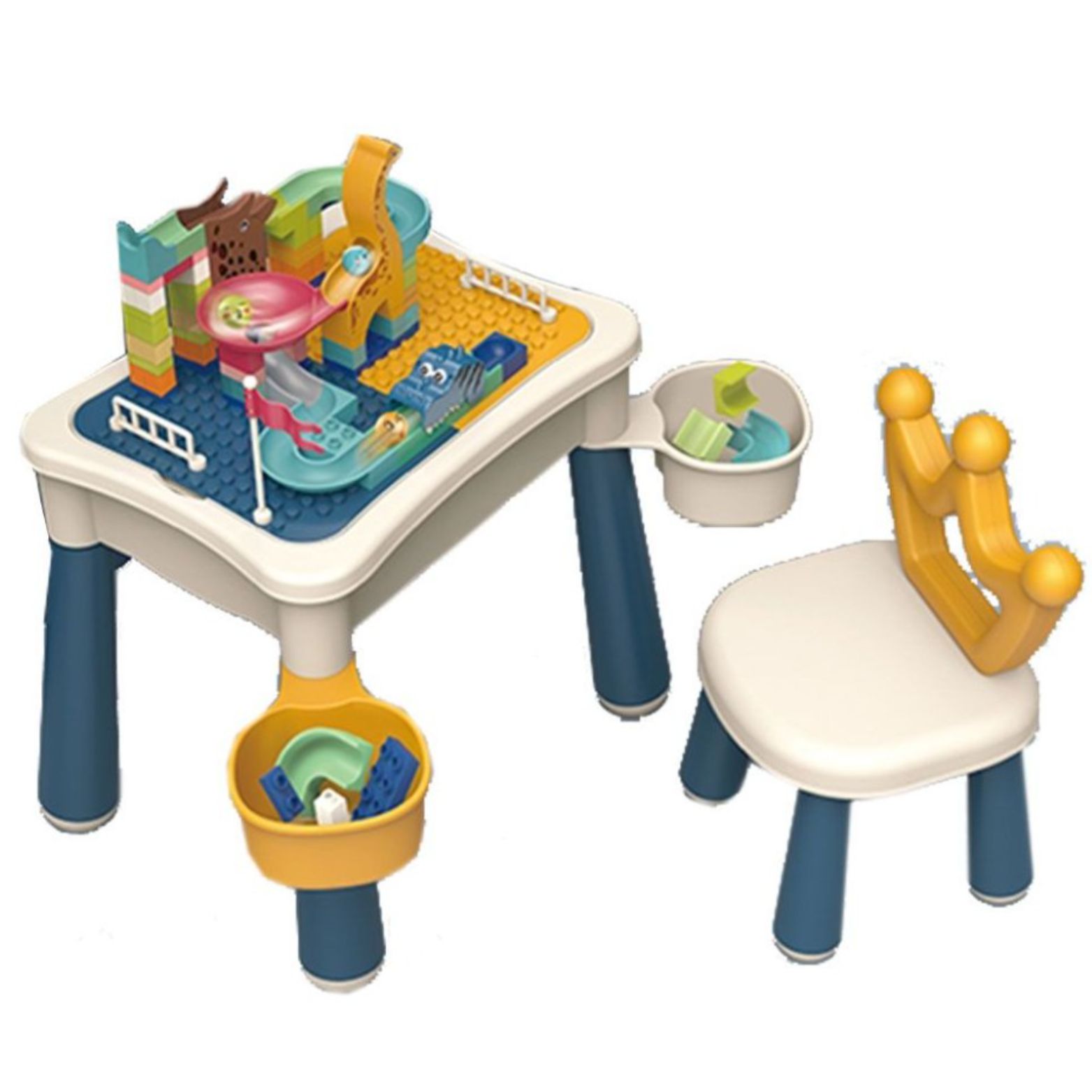 Stolik Wodny Edukacyjny Z Krzesełkiem + Klocki