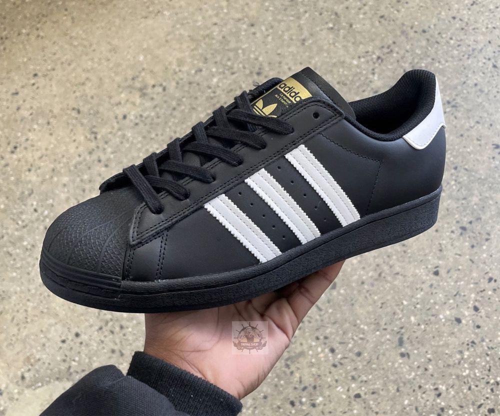 Оригинальные Adidas Superstar Core Black White (new in box) 36-45р