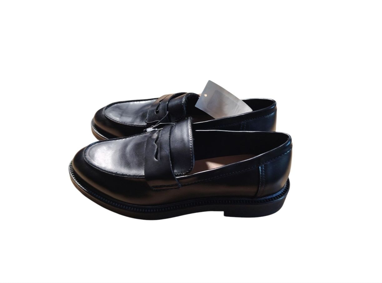 H&M nowe loafersy mokasyny  39
