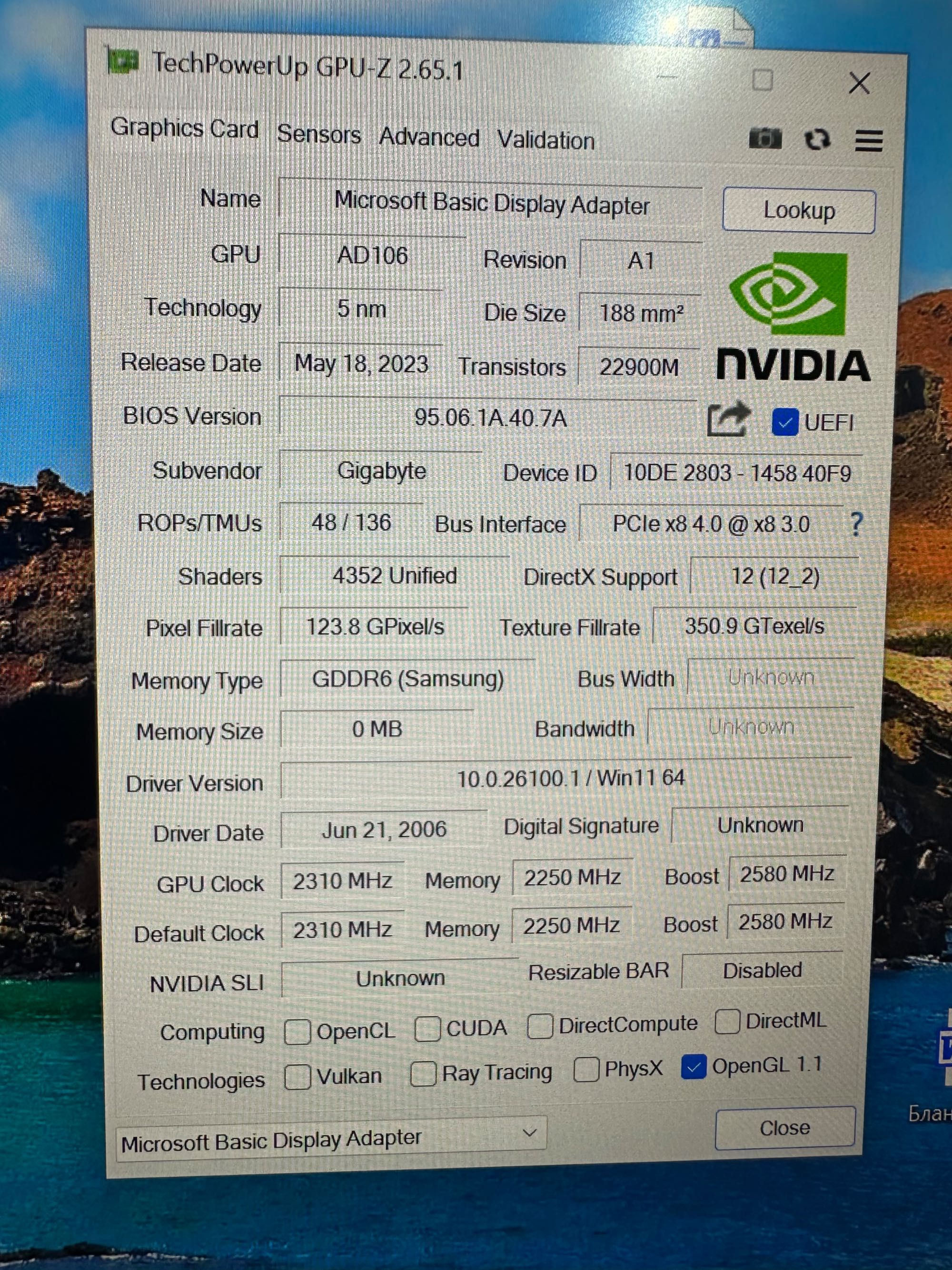 Rtx  4060ti gigabyte