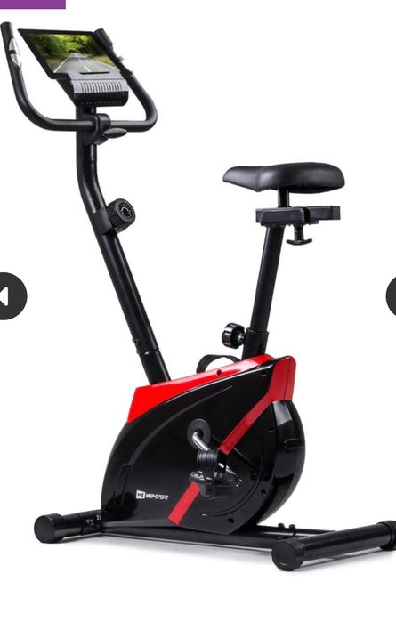 Rower magnetyczny HS-2070 Onyx czerwony - Hop Sport
