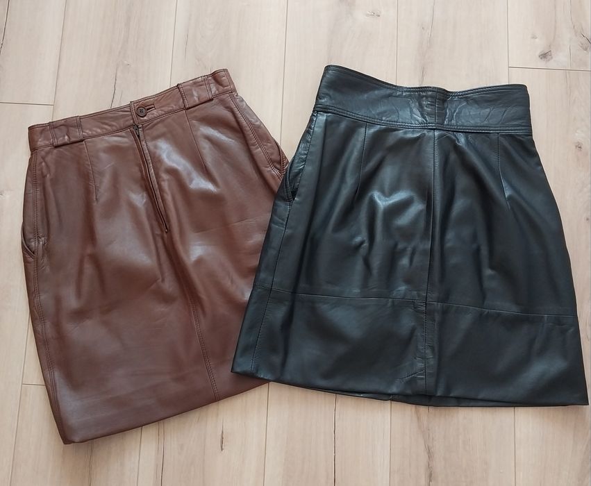 Шкіряні спідниці.