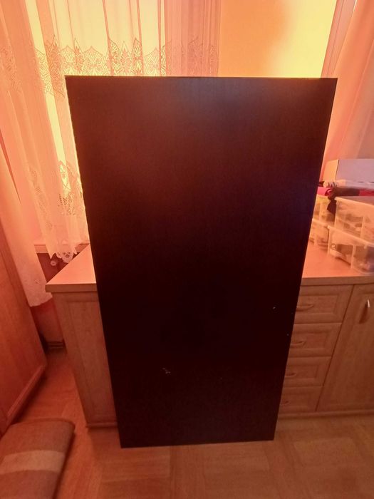 Blat biurkowy - czarny