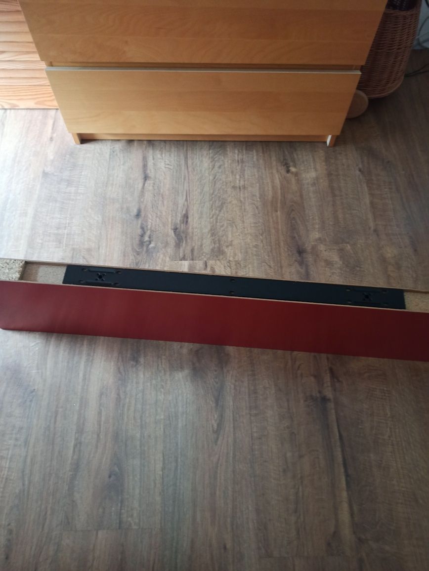 Półka lack ikea czerwona duża 110 cm / 26  cm / 5 cm