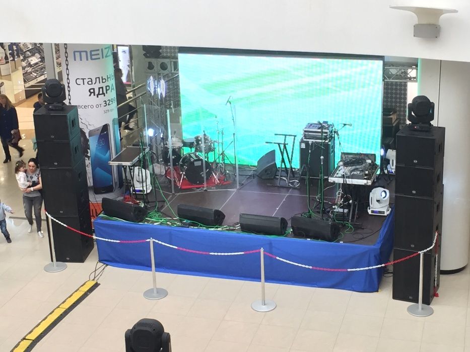 Оренда звуку в Одессе Dynacord,Electro-voice,JBL,cвітлодіодного екрану