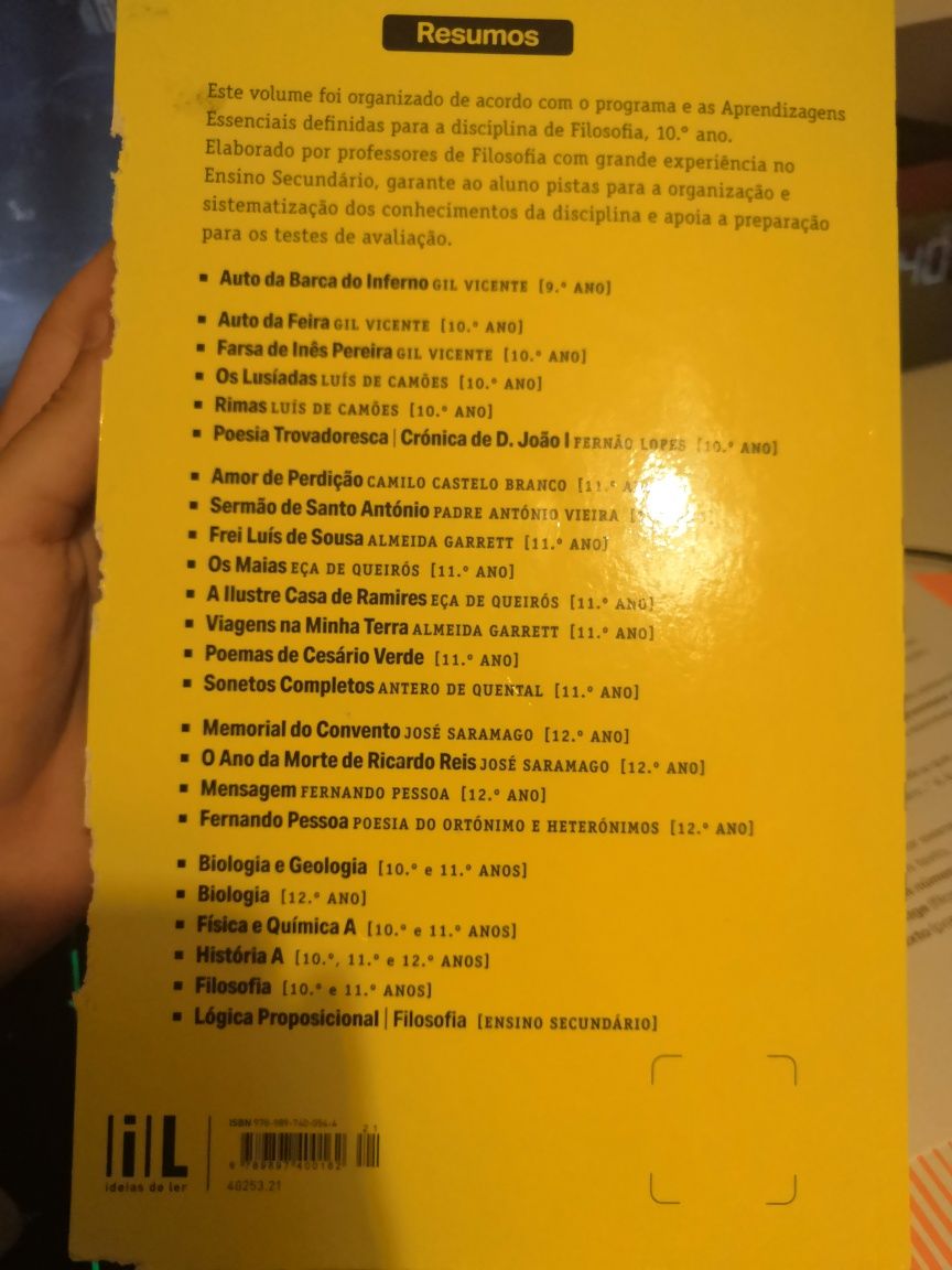 Resumos filosofia