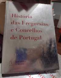 História das Freguesias e Concelhos de Portugal 20 volumes novos