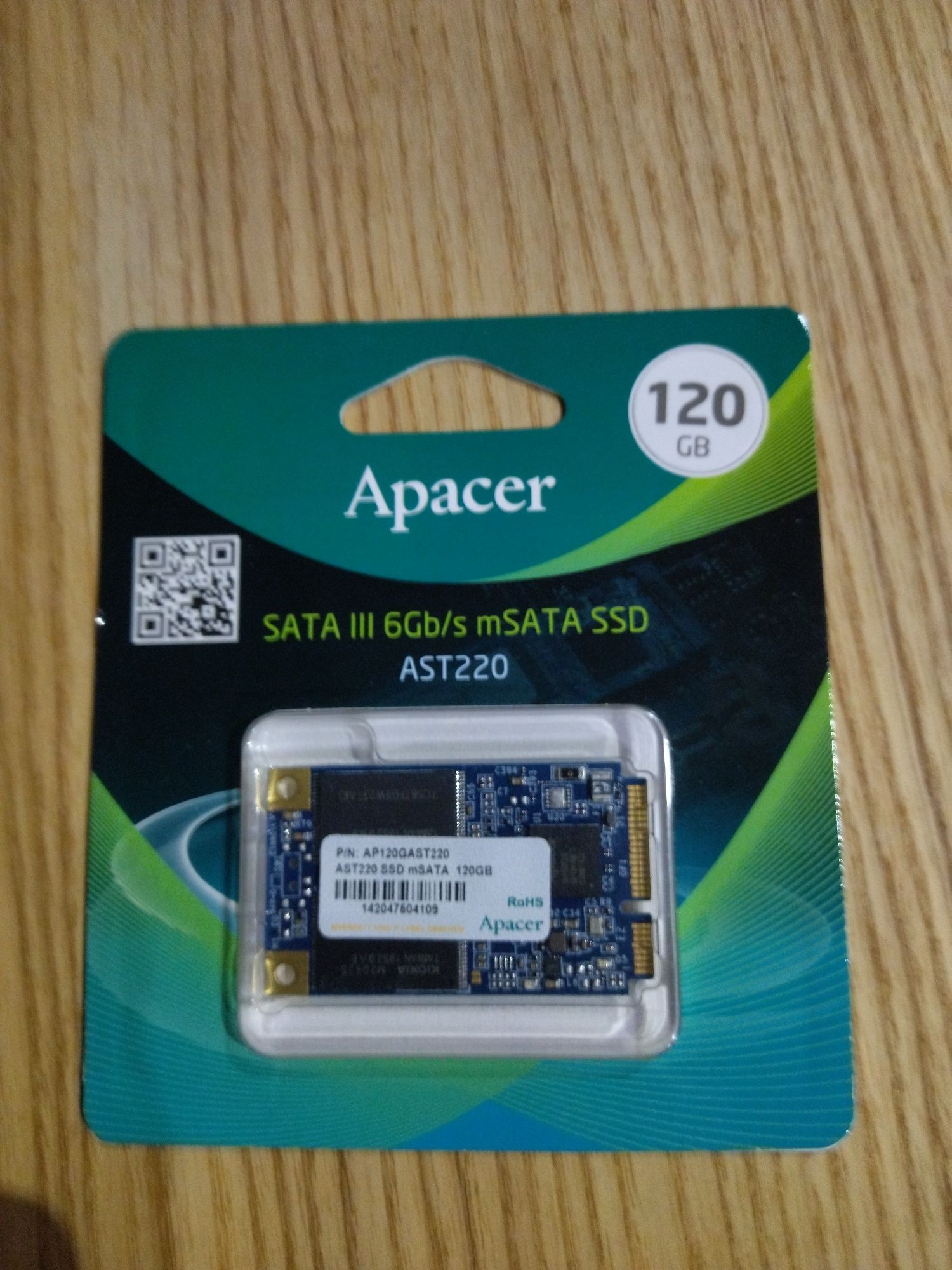 Накопичувач SSD mSATA 120GB Apacer AP120GAST220