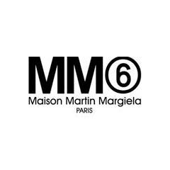 женский из кожи и вискозы топ MM6 by Maison Martin Margiela