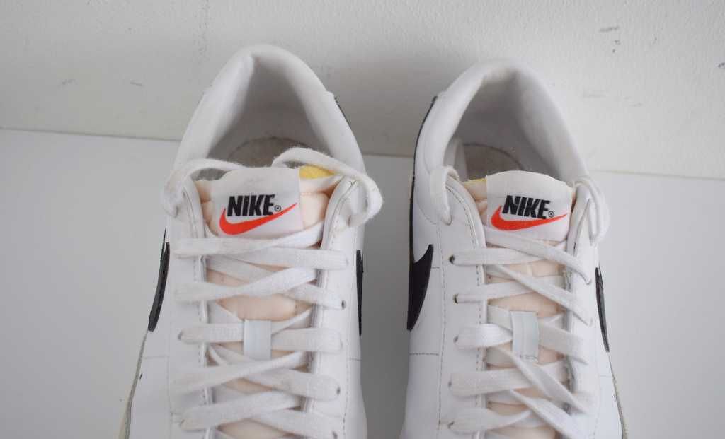 Nike Buty Blazer Low Platform DJ0292 sneakersy skórzane 44 białe