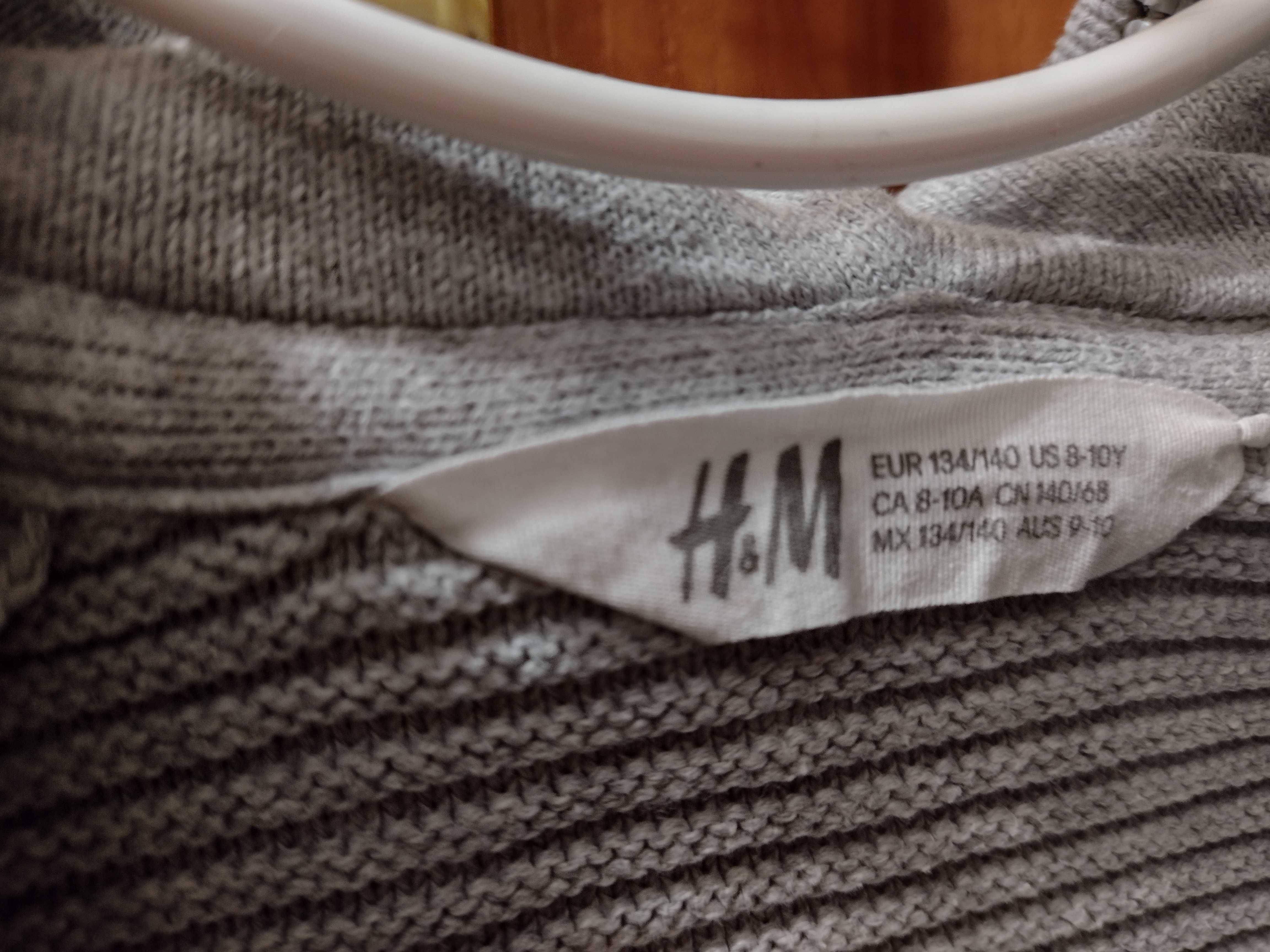 Sweter chłopięcy kangurek H&M 134/140