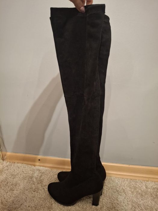 Damskie kozaki za kolano 38