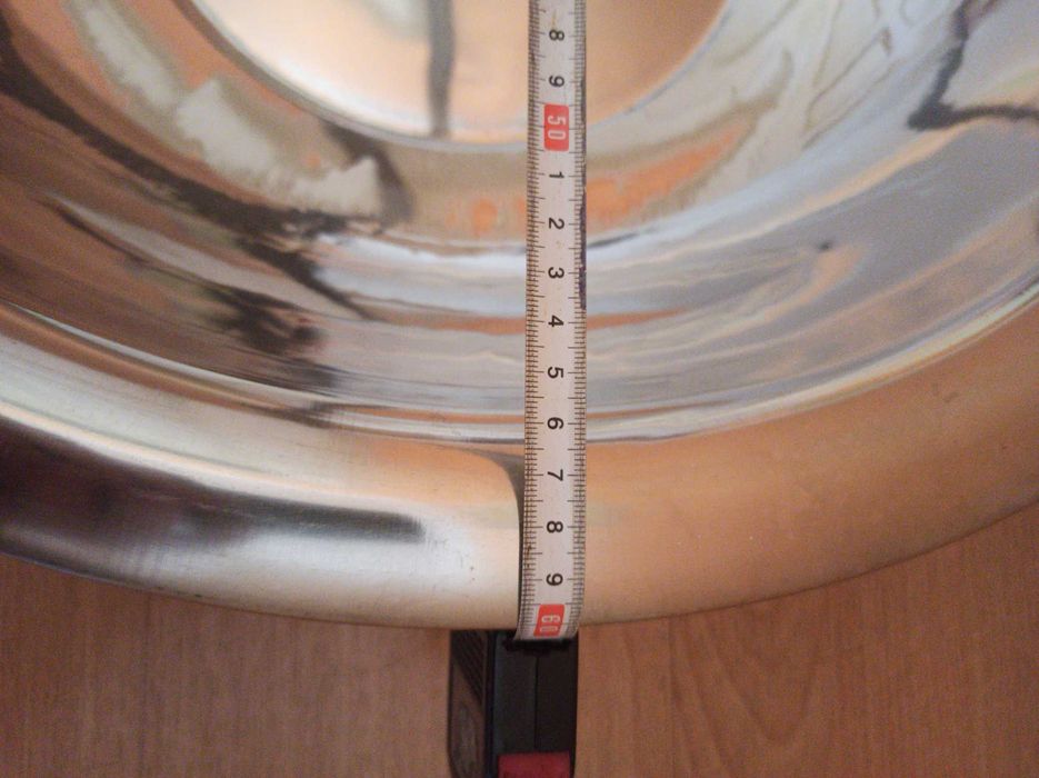 Тазик-миска нержавейка диаметр 60 см.