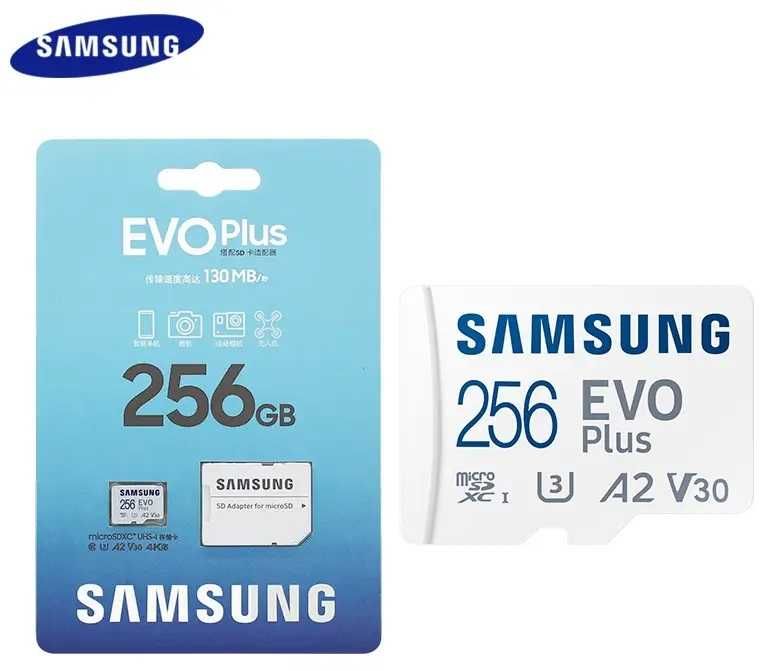 Карта памяти Samsung EVO Plus 64Gb / 128Gb / 256Gb / 512Gb - оригинал