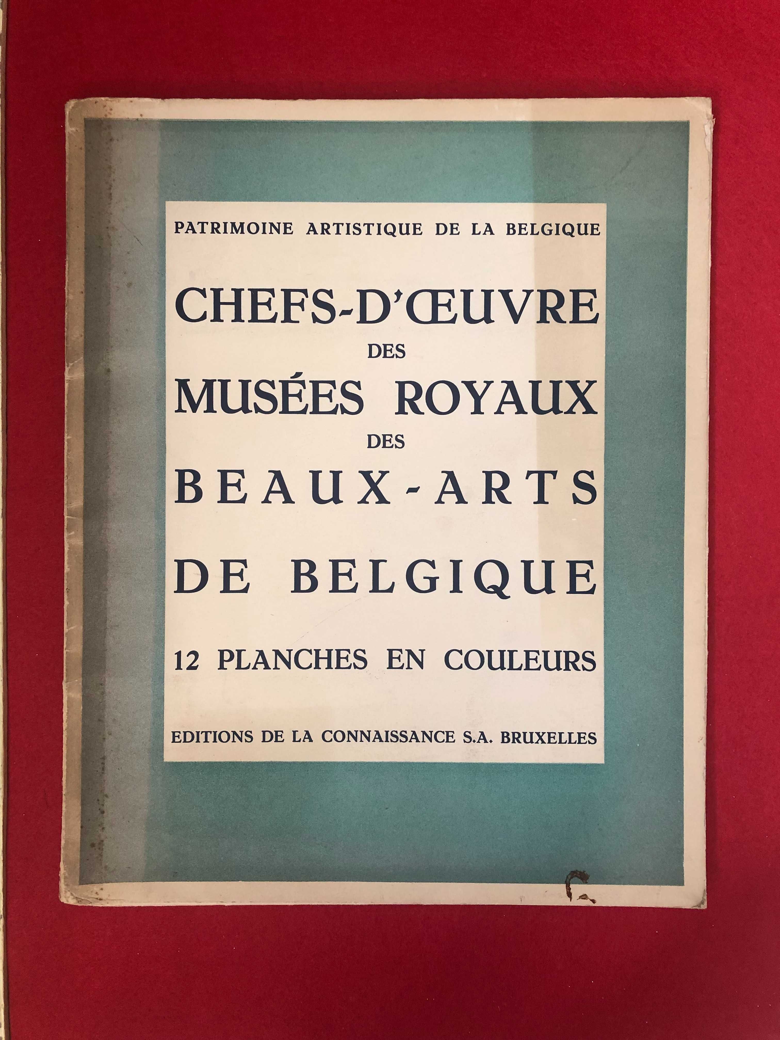 12 reproduções de quadros Belgas 1950 - Editions de la connaissance