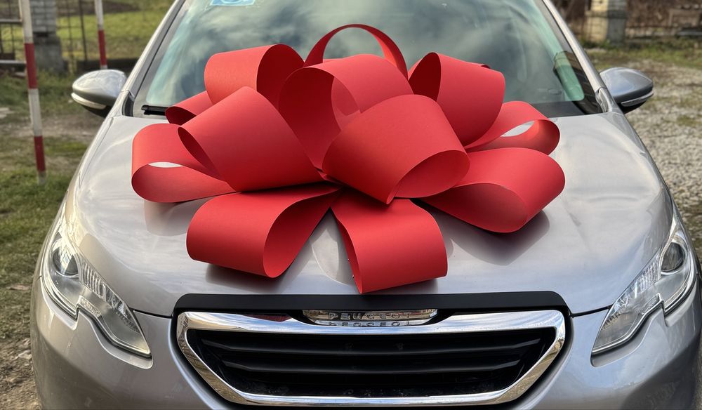 Великий бант на машину / бант на авто / огромный бант