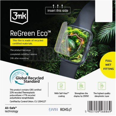 Folia hydrożelowa 3MK REGREEN ECO - do APPLE WATCH SE 1GEN 44MM