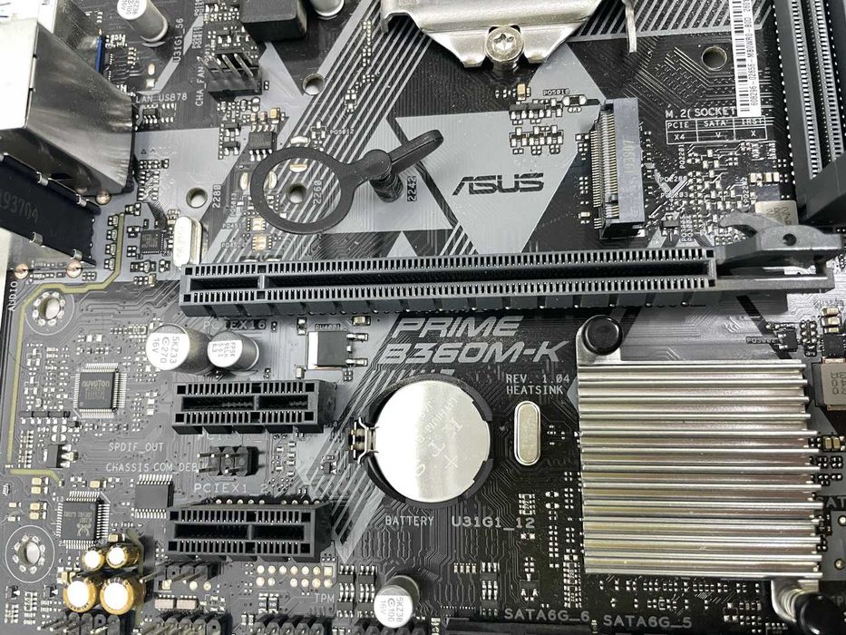 Материнская плата Asus Prime B360M-K (s1151, Intel B360) проц i3-9100