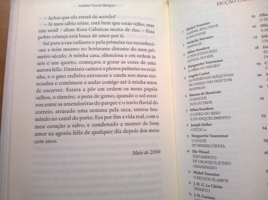 Memória das Minhas Putas Tristes - Gabriel Garcia Márquez