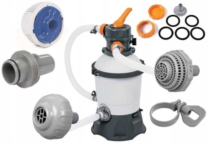 Pompa Piaskowa Filtr do Wody Basenu Bestway 3596L/h Model 2025r