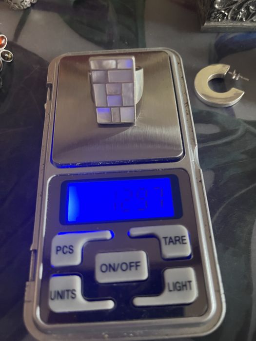 Trzy pierscionki srebrne, duże Apart