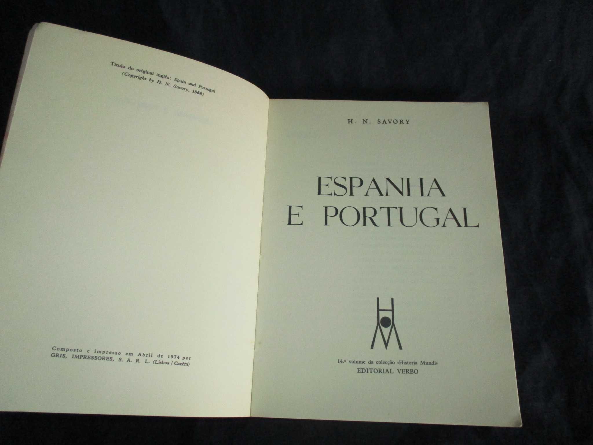 Livro Espanha e Portugal Savory História Mundi