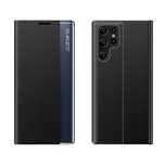 Etui New Sleep View Case do Samsung S24 Ultra z klapką - czarne