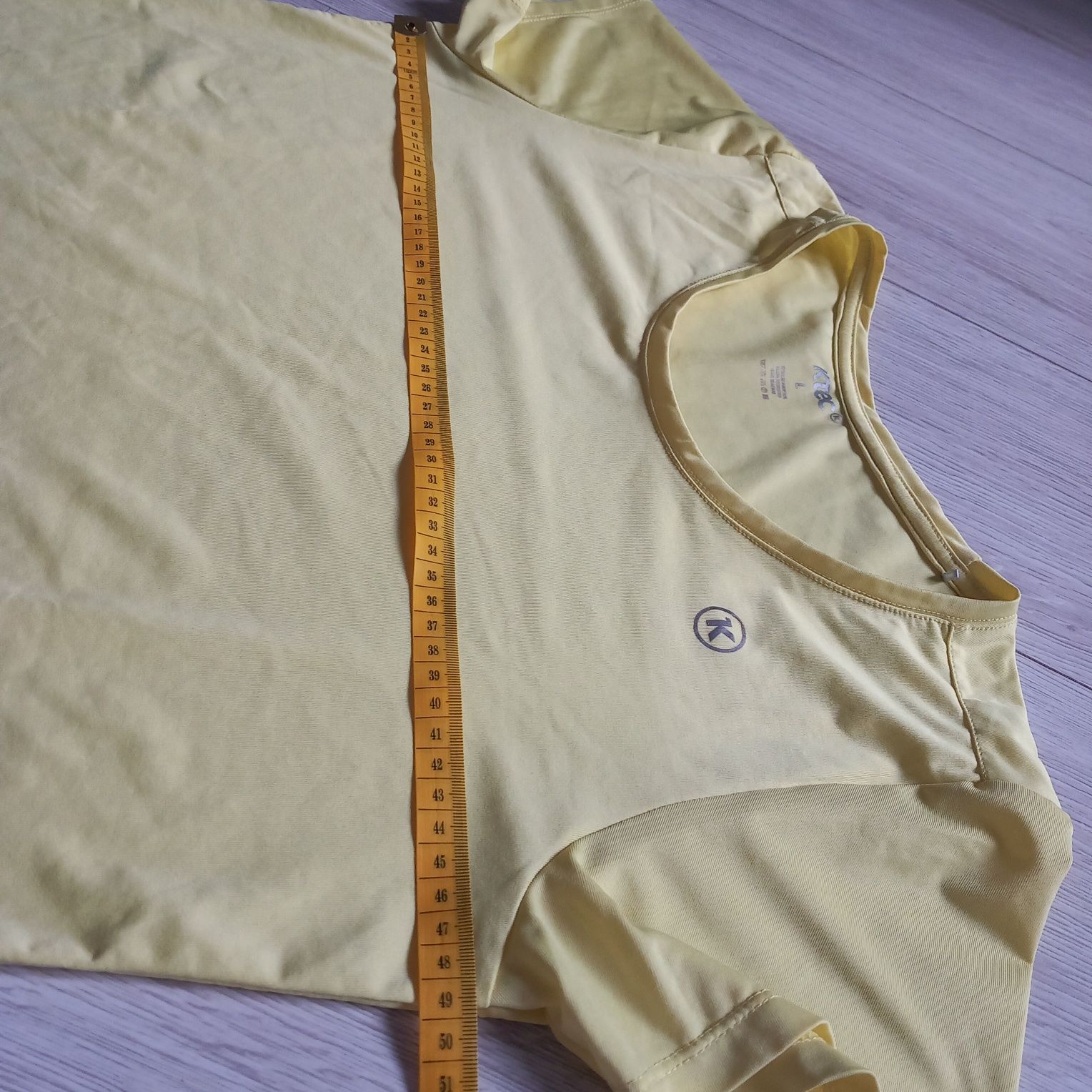 Limonkowa koszulka T-shirt sportowy L 40 12