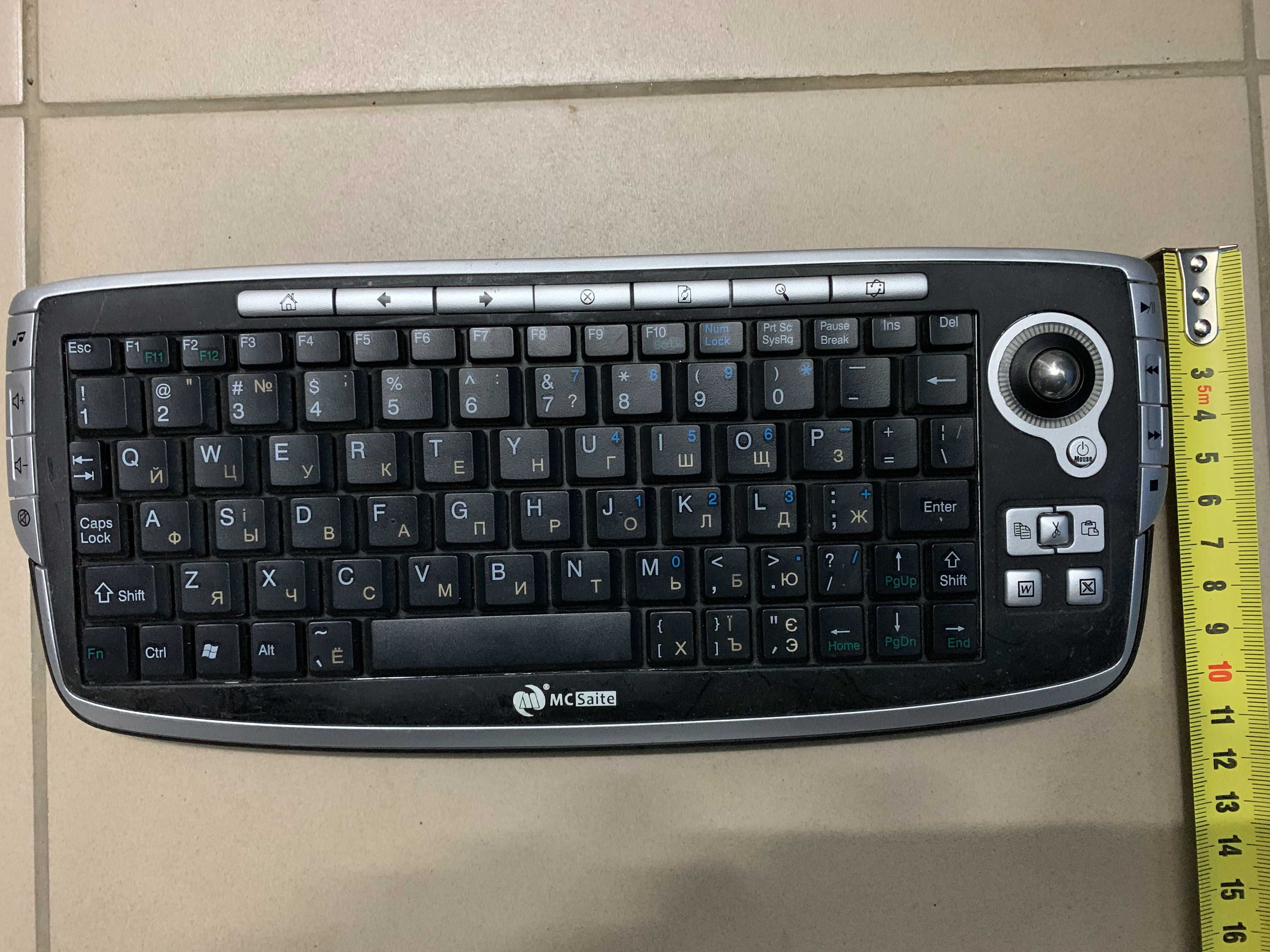 Беспроводная мини клавиатура mc saite wireless keyboard 2392RF