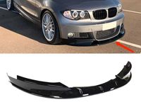 Dokładka zderzak M PAKIET SPLITTER CZARNY POŁYSK BMW E82 E88 2007/2013