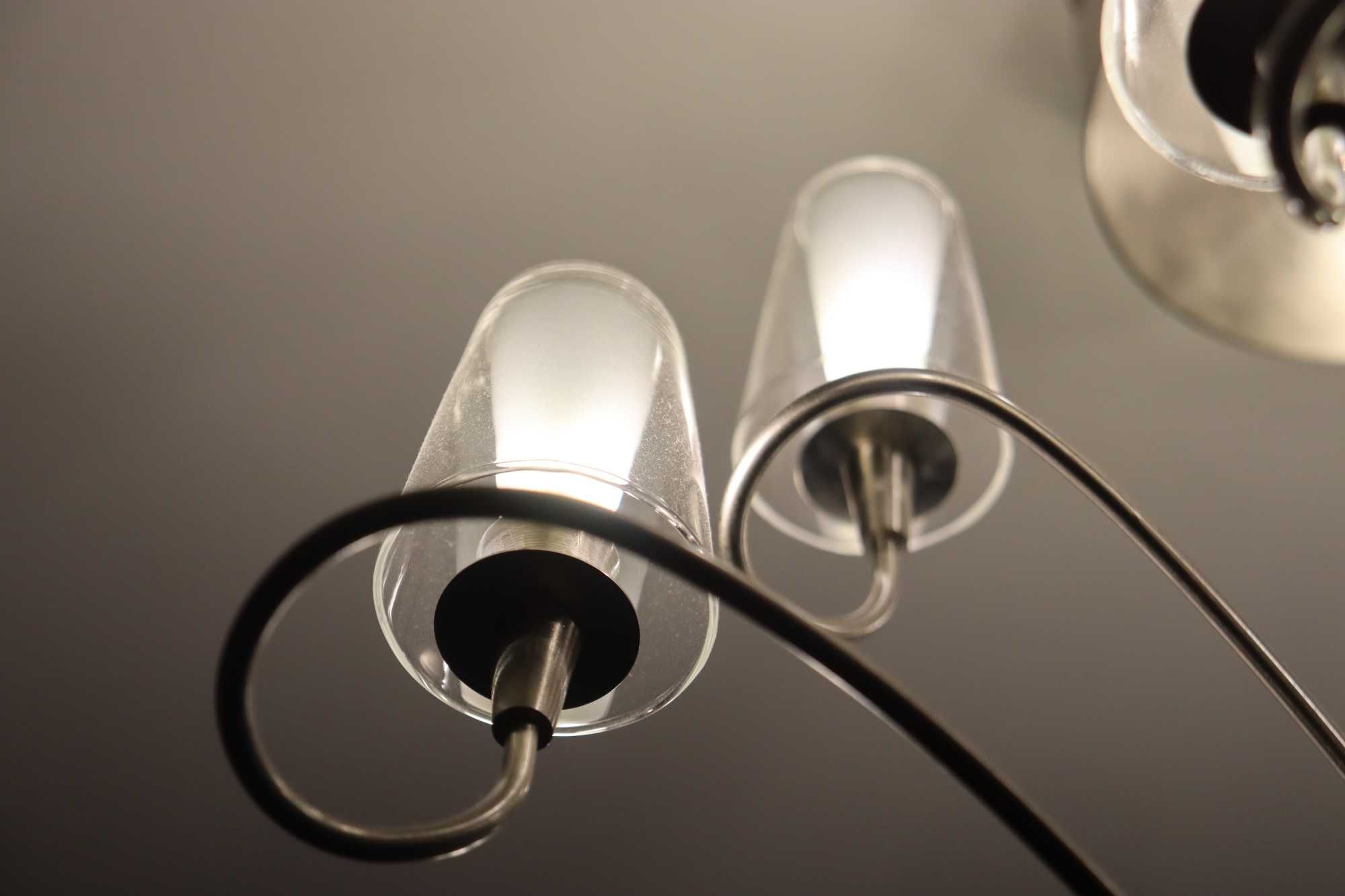 Lampa sufitowa wisząca 12 punktowa - żarówki GRATIS! żyrandol