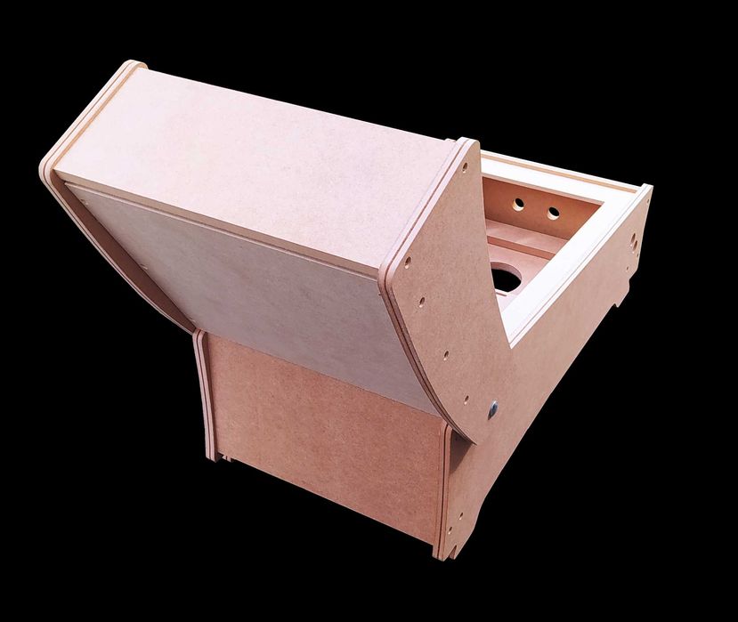 Pinball flipper wirtualny mini obudowa MDF 16mm 24" 17"