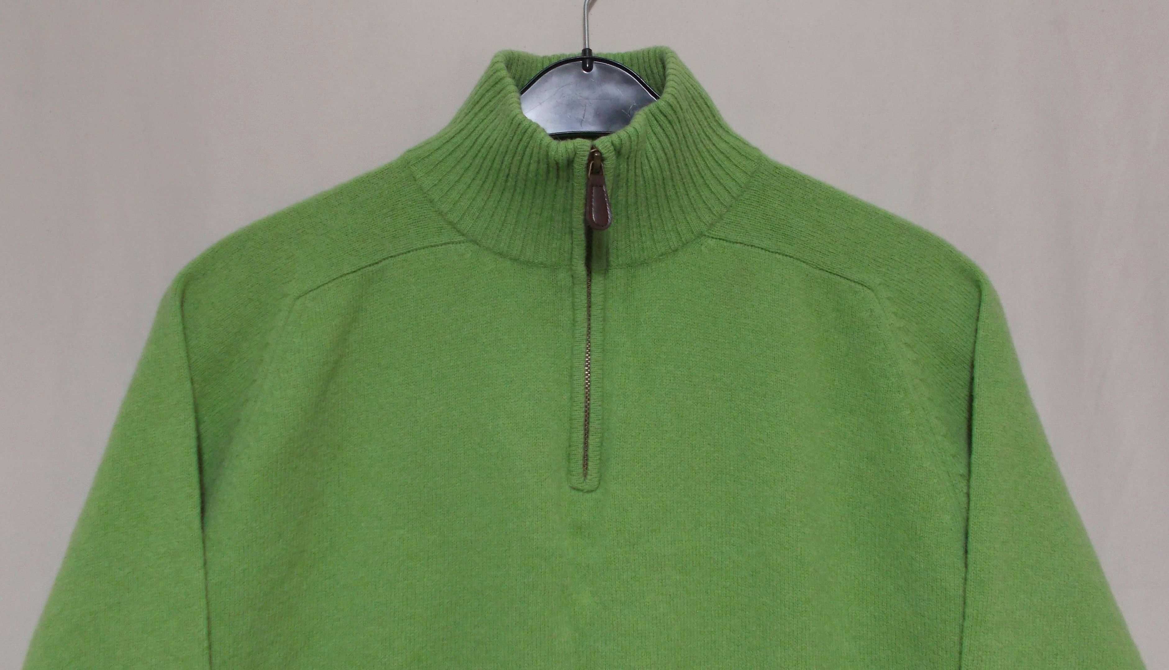 Свитер салатовый шерсть lambswool 52-54р