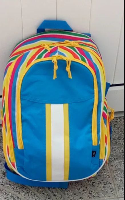 Mochilas muito espaçosas, resistentes e coloridas para a escola