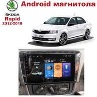 Штатна магнітола Skoda Rapid 2012-2018 Android 10 Екран 9 Шкода Рапід